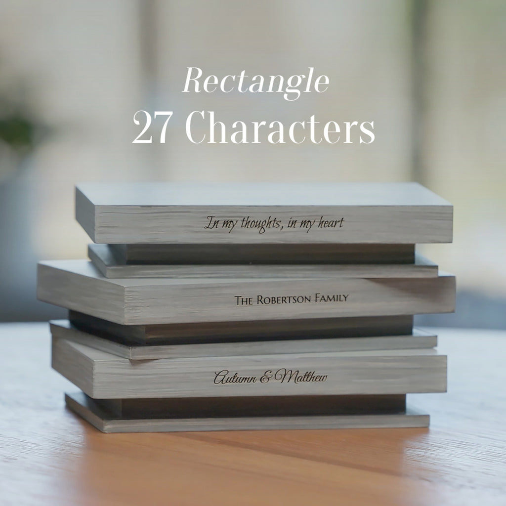 Personalized Rectangle Shelf